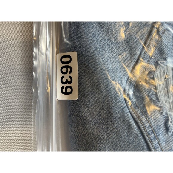 Wild Oak Risen Jeans Womens 13 Blue High Rise Wide Leg Light Wash Distressed - Picture 11 of 11